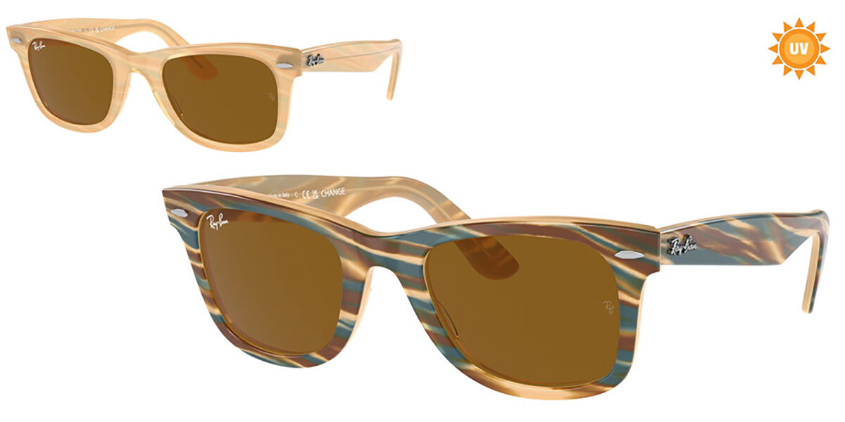 Ray-Ban RB2140 Wayfarer 140833, Brown frame