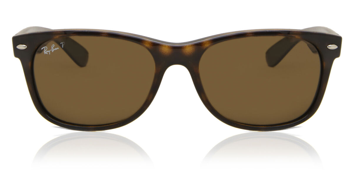 Ray-Ban RB2132 New Wayfarer Polarized 902/57, Tortoiseshell frame