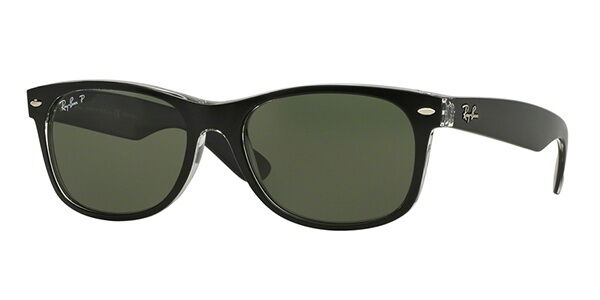 Ray-Ban RB2132 New Wayfarer Polarized 605258, Clear frame