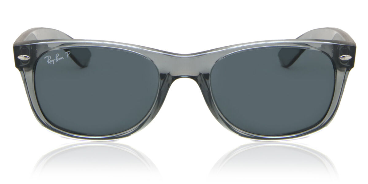 Ray-Ban RB2132 New Wayfarer Polarized 64503R, Clear frame