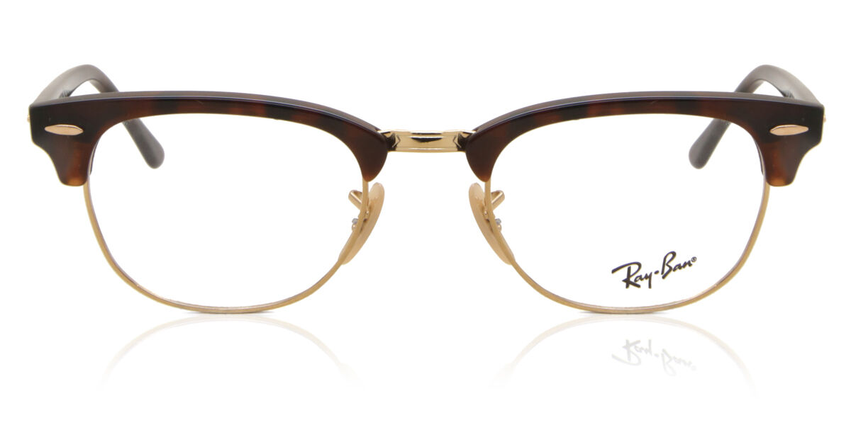 Ray-Ban RX5154 Clubmaster 2372, Gold frame