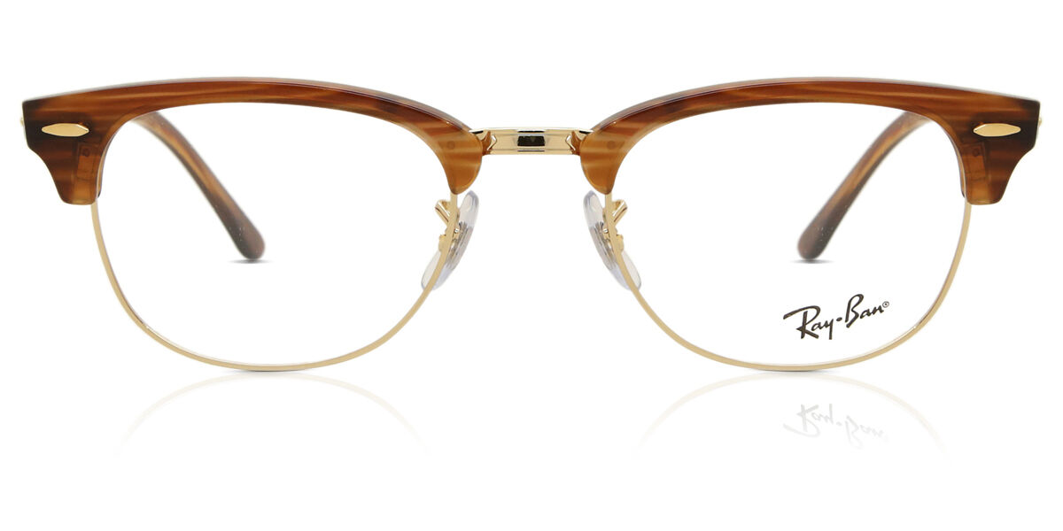 Ray-Ban RX5154 Clubmaster 8375, Brown frame