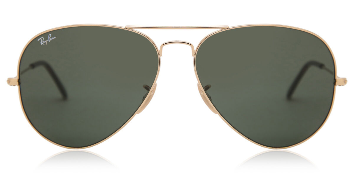 Ray-Ban RB3025 Aviator Large Metal 181, Gold frame