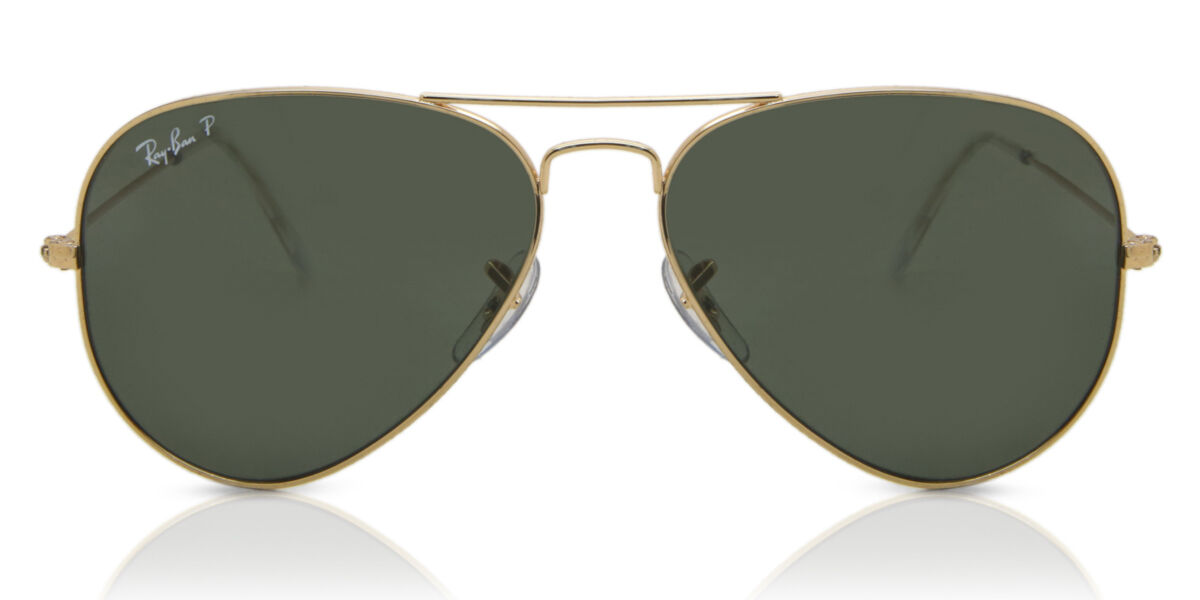 Ray-Ban RB3025 Aviator Polarized 001/58, Gold frame