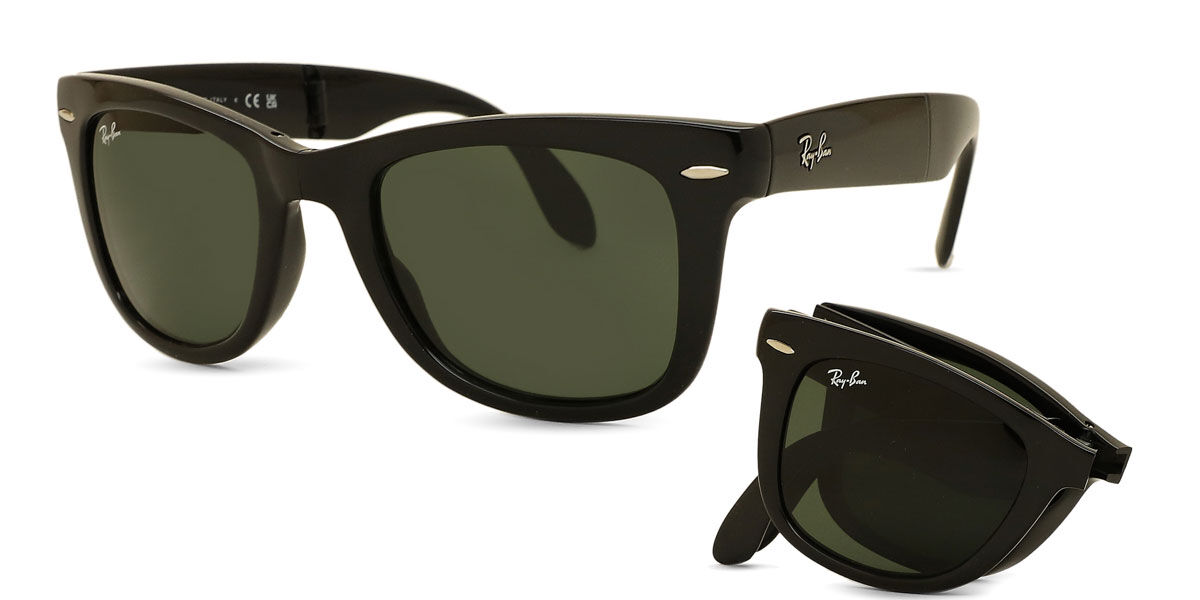 Ray-Ban RB4105 Wayfarer Folding 601, Black frame