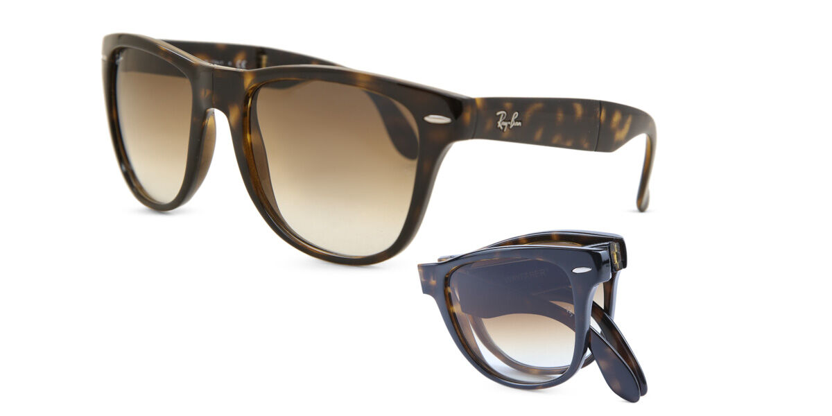 Ray-Ban RB4105 Wayfarer Folding 710/51, Tortoiseshell frame