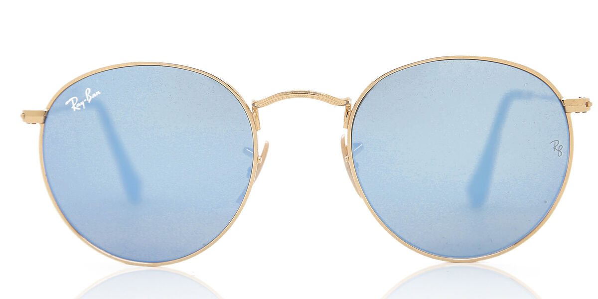 Ray-Ban RB3447N Round Metal 001/9O, Gold frame