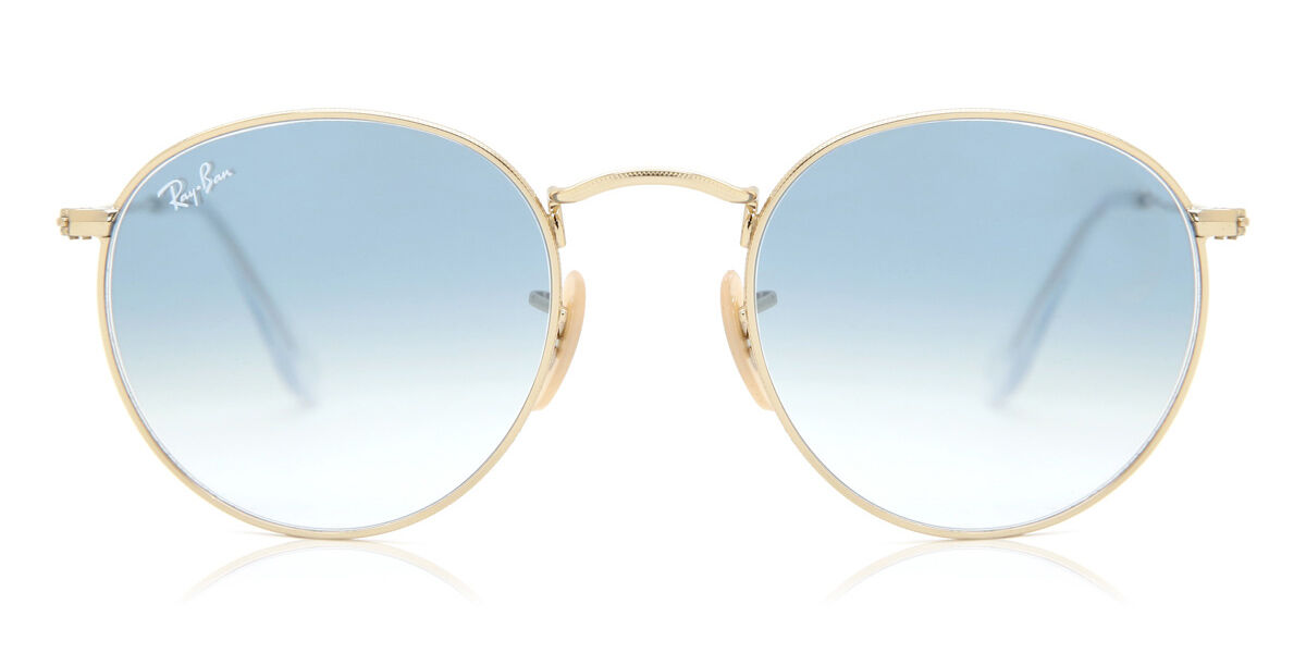 Ray-Ban RB3447N Round Metal 001/3F, Gold frame
