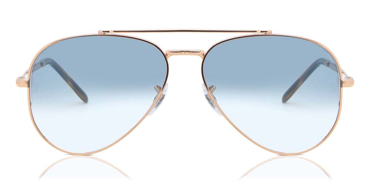 Ray-Ban RB3625 New Aviator 92023F, Rose-Gold frame