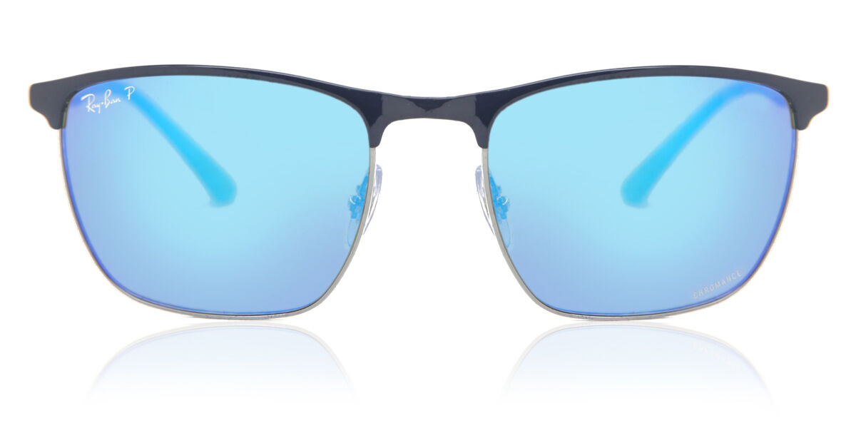 Ray-Ban RB3686 Polarized 92044L, Blue frame