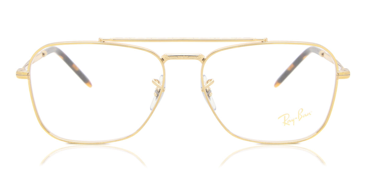 Ray-Ban RX3636V 3086, Gold frame