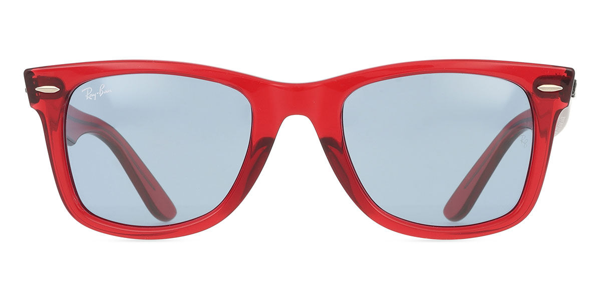 Ray-Ban RB2140F Asian Fit 661456, Red frame