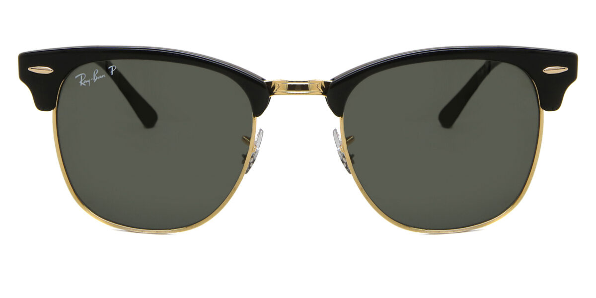 Ray-Ban RB3016/S Clubmaster Polarized 901/58, Black frame