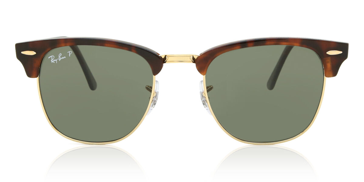 Ray-Ban RB3016/S Clubmaster Polarized 990/58, Tortoiseshell frame