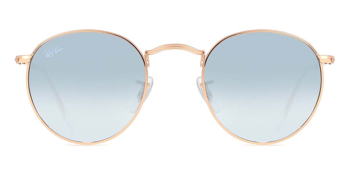 Ray-Ban RB3447 Round Metal 92023F, Gold frame