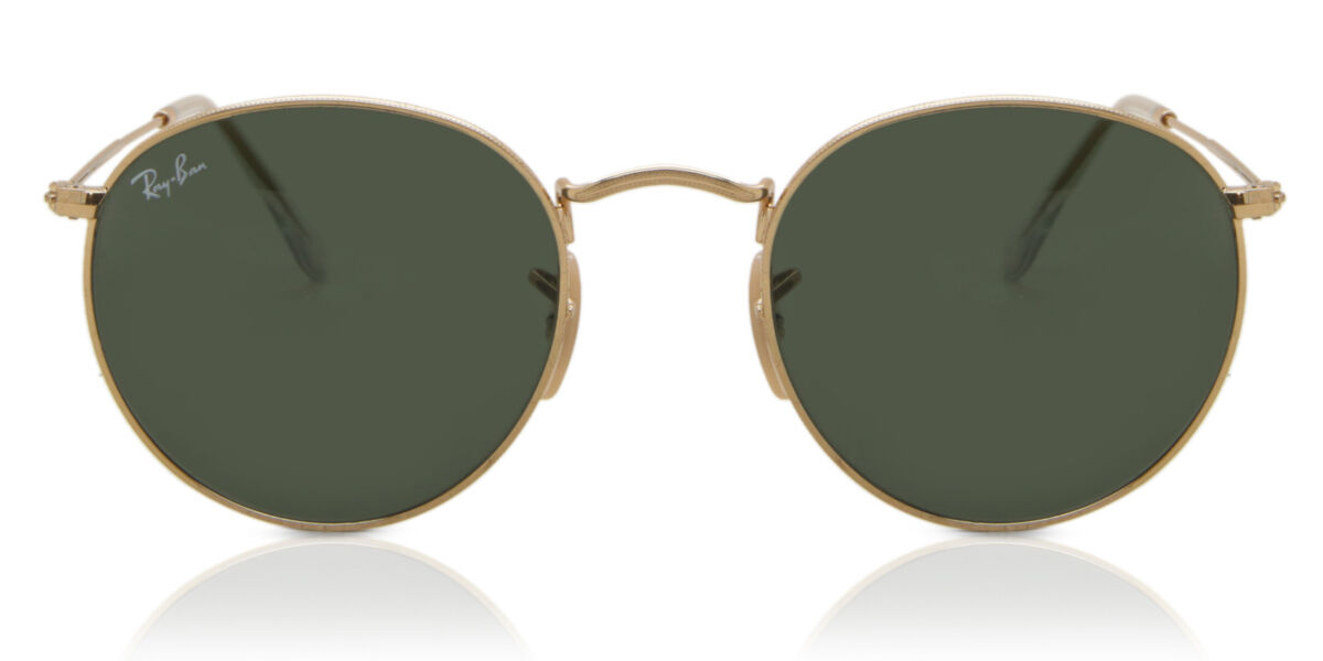 Ray-Ban RB3447 Round Metal 001, Gold frame