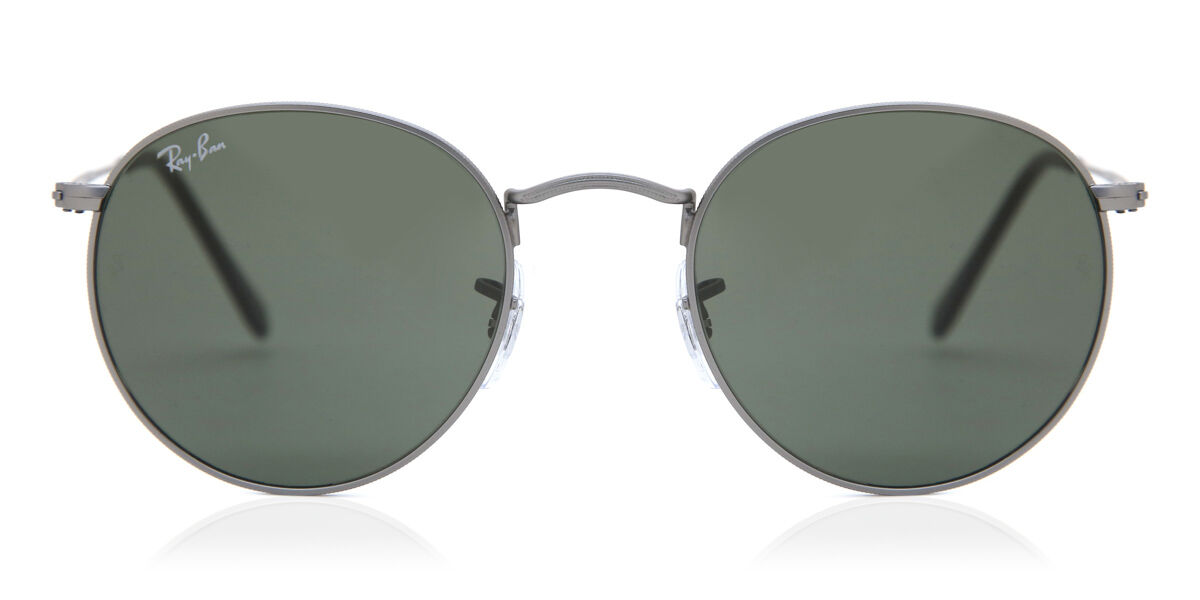 Ray-Ban RB3447 Round Metal 029, Silver frame