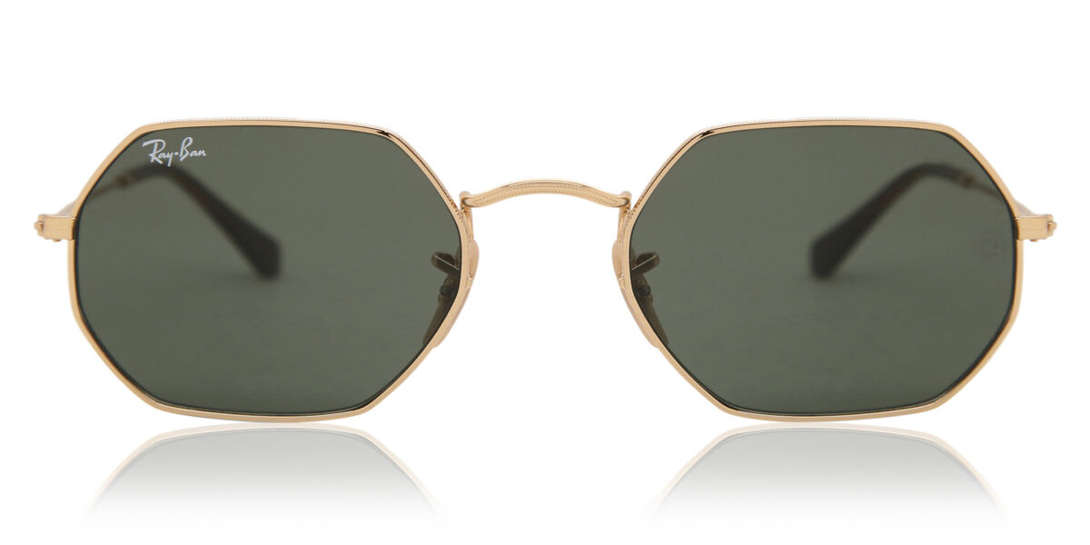 Ray-Ban RB3556N Octagonal 001, Gold frame