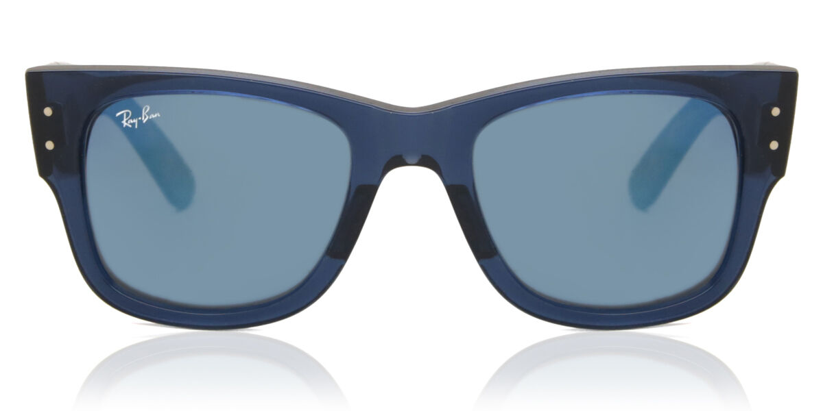 Ray-Ban RB0840S Mega Wayfarer 6638O4, Blue frame