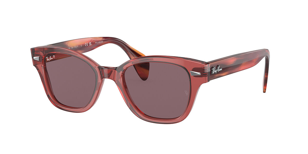 Ray-Ban RB0880S Polarized 6639AF, Red frame
