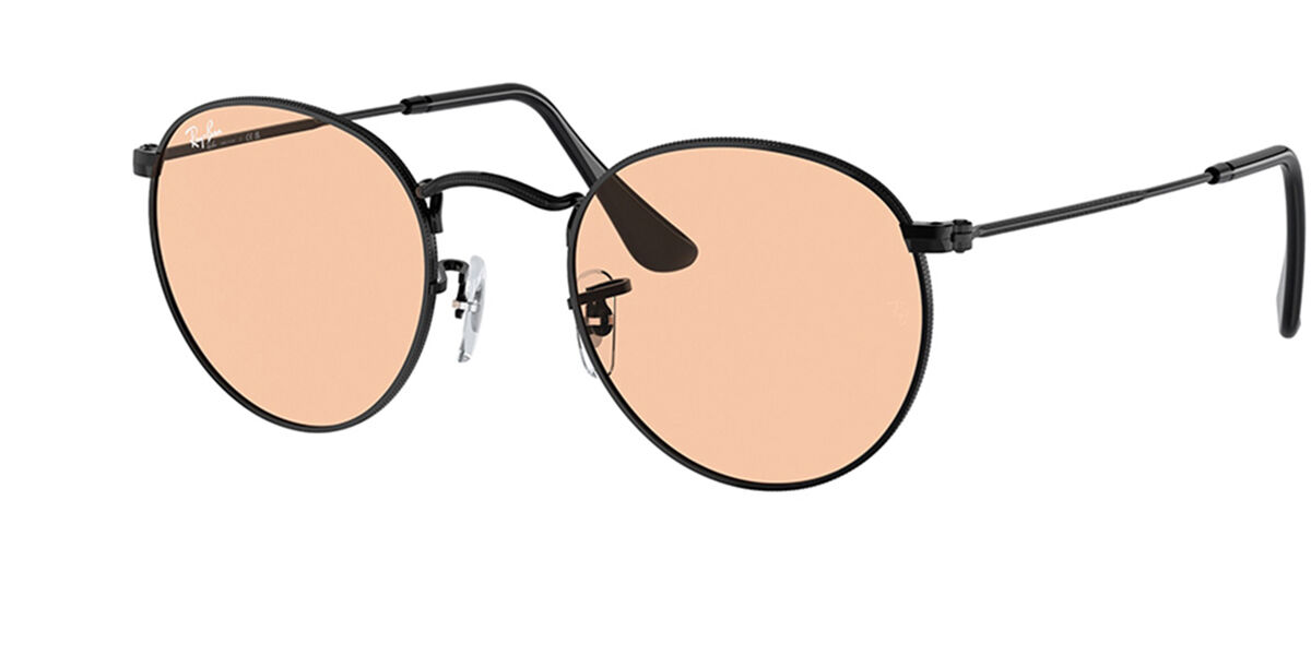 Ray-Ban RB3447 Round Metal Asian Fit 002/4B, Black frame