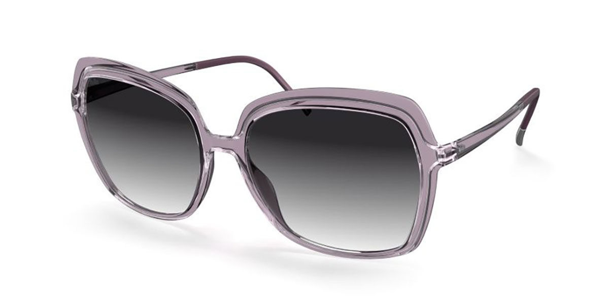 Silhouette 3193/75 4010, Purple frame, Grey Gradient lenses