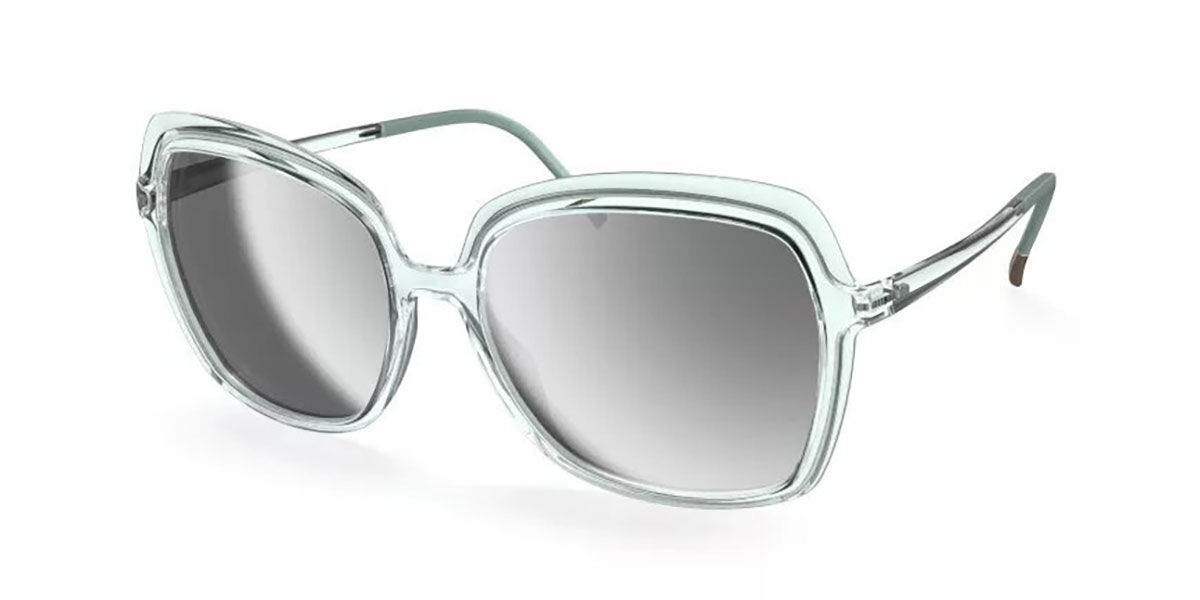 Silhouette 3193/75 5010, Blue frame, Gradient Silver Mirror lenses