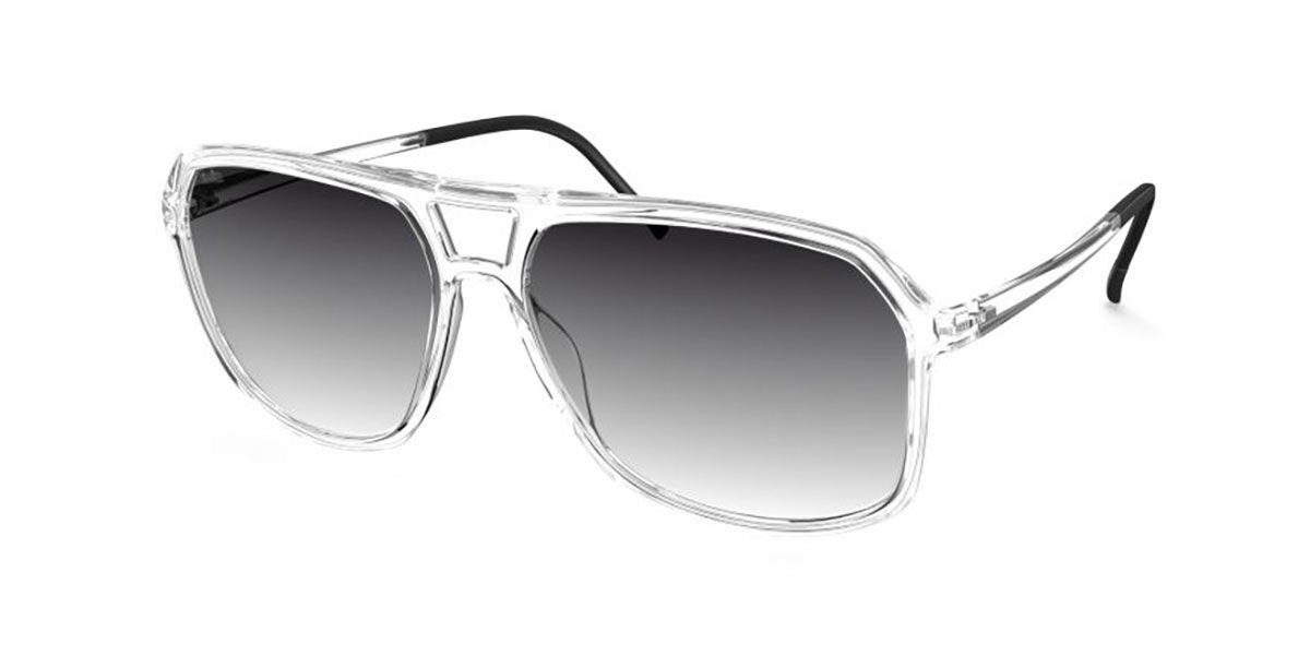 Silhouette 4080/75 1010, White frame, Grey Gradient lenses