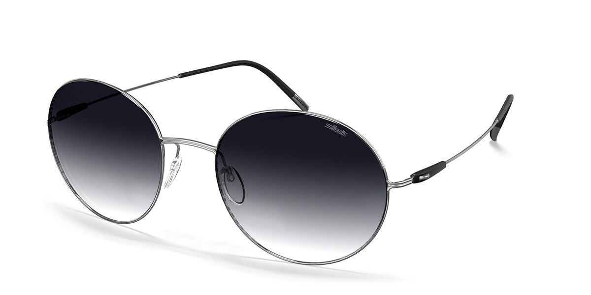 Silhouette 8736/75 7100, Silver frame, Gradient Grey lenses