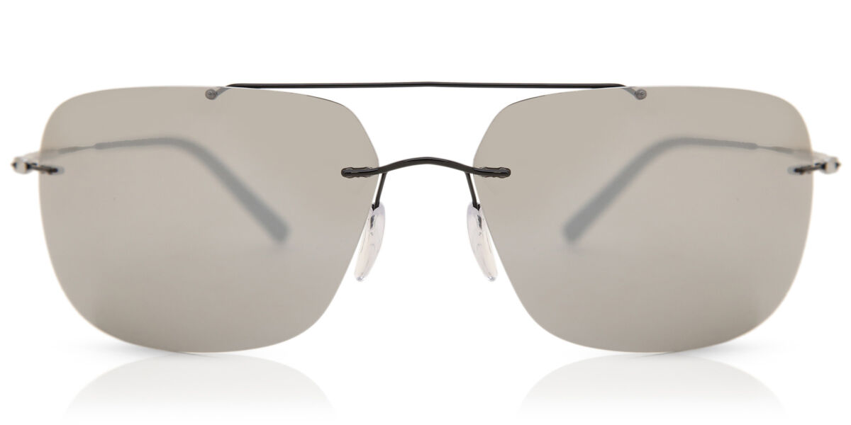 Silhouette 8706/75 9040, Silver frame, Silver Mirror lenses