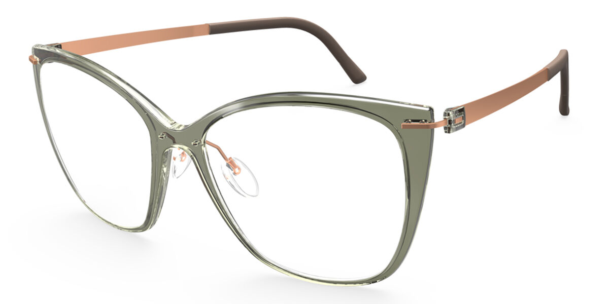 Silhouette Infinity View Full Rim 1610/75 5540, Green frame