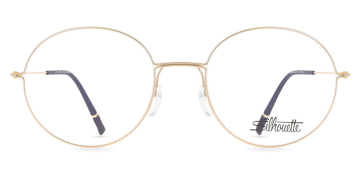 Silhouette Dynamics Colorwave Fullrim 5578/75 7530, Gold frame