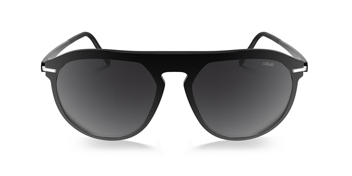 Silhouette Antibes Fullrim 4083/75 Polarized 9110, Black frame, Grey Polarized lenses