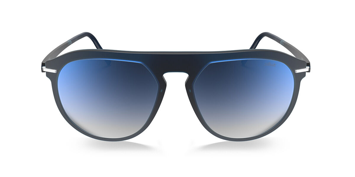 Silhouette Antibes Fullrim 4083/75 4510, Blue frame, Gradient Blue Mirror lenses