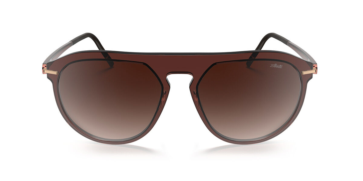 Silhouette Antibes Fullrim 4083/75 6130, Brown frame, Gradient Red Brown lenses