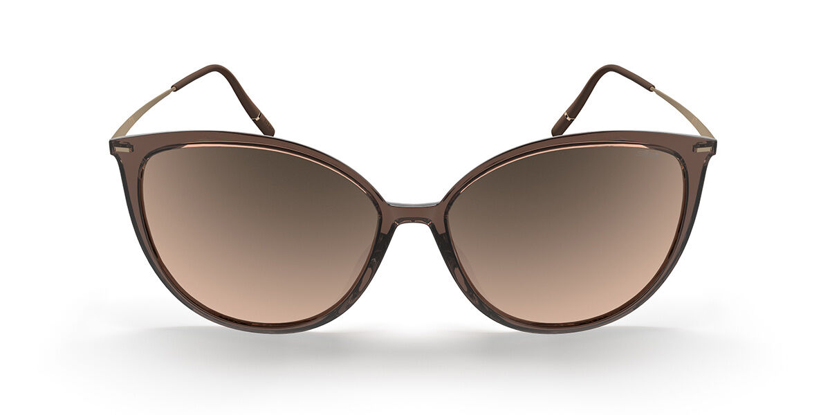 Silhouette Hermosa Fullrim 3195/75 6230, Brown frame, Gradient Caramel Brown Mirror lenses