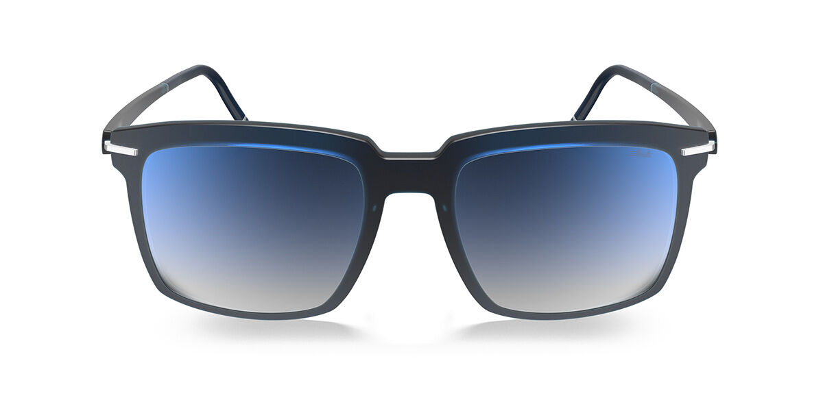 Silhouette Menton Fullrim 4082/75 4510, Blue frame, Gradient Blue Mirror lenses