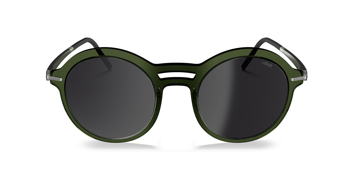 Silhouette Mougins Fullrim 4084/75 Polarized 5510, Green frame, Grey Polarized lenses