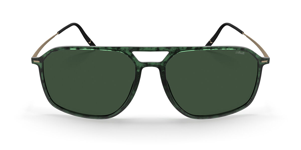 Silhouette Pinnacles Fullrim 4085/75 5530, Green frame, Dark Green lenses