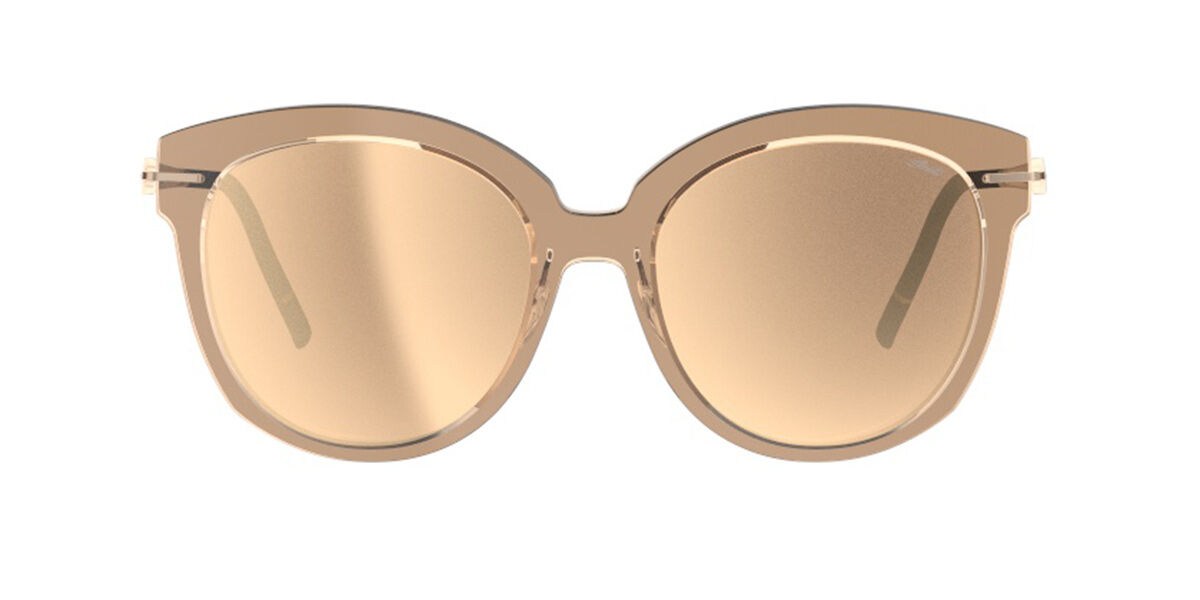 Silhouette Cap D'Ail 3194/75 6030, Brown frame, Gradient Caramel Brown Mirror lenses