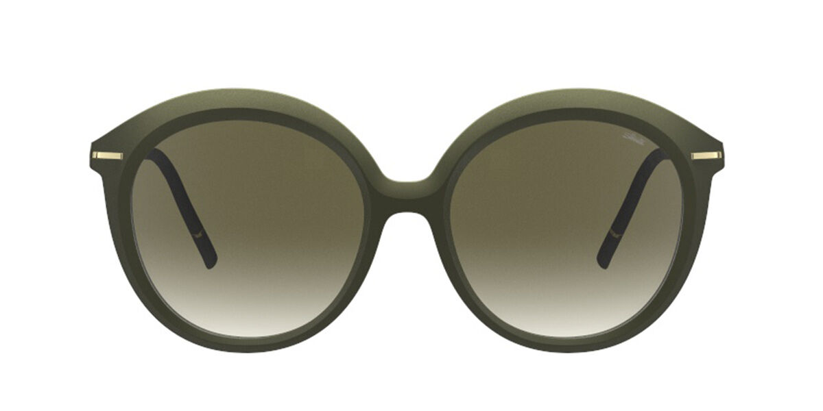 Silhouette Dora Three 3198/75 5540, Green frame, Gradient Olive Green lenses
