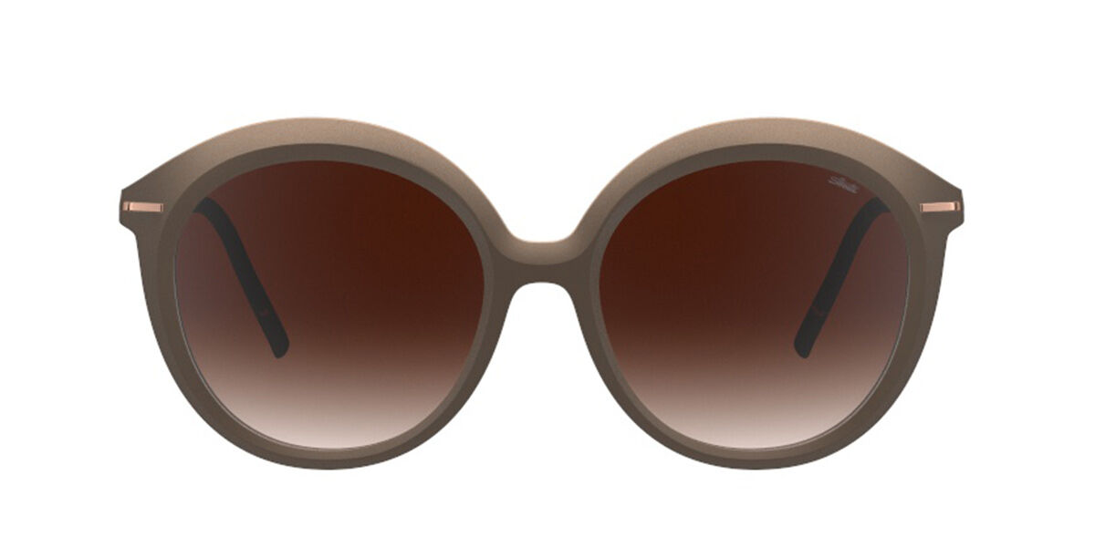 Silhouette Dora Three 3198/75 6030, Brown frame, Gradient Red Brown lenses