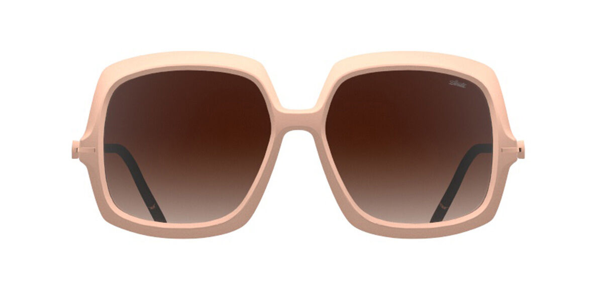 Silhouette Dora Two 3199/75 3530, Pink frame, Gradient Red Brown lenses