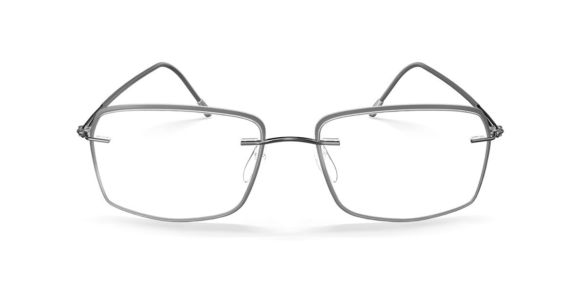 Silhouette Lite Spirit Demo Rimless 5566/JH 6540, Silver frame