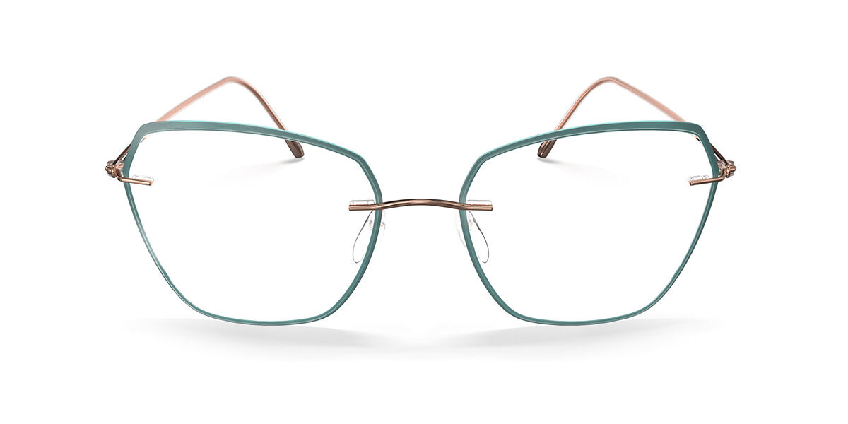 Silhouette Lite Spirit Demo Rimless 5566/LS 3530, Blue frame