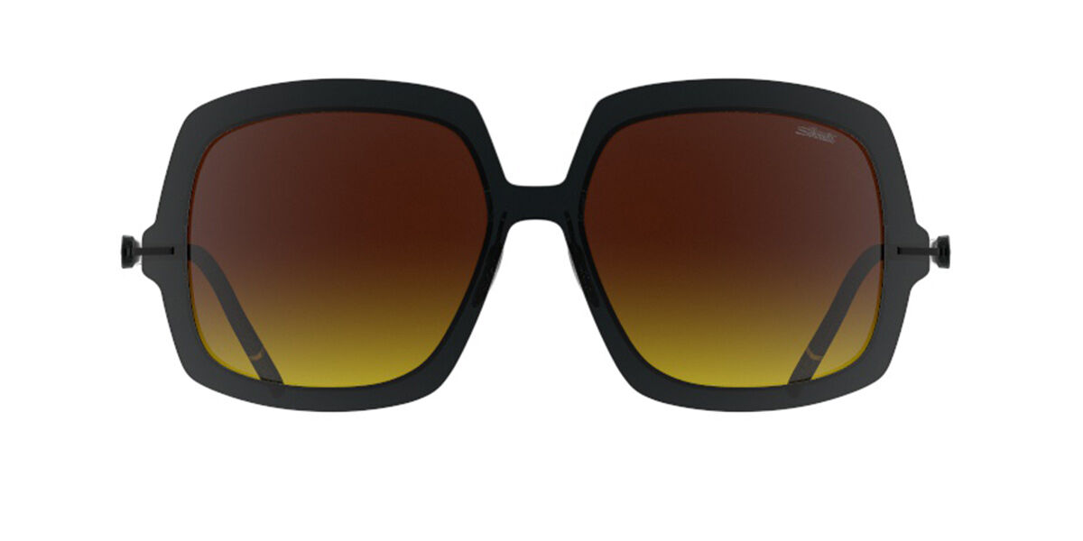 Silhouette Montamer 3197/75 9140, Black frame, Gradient Yellow Brown lenses