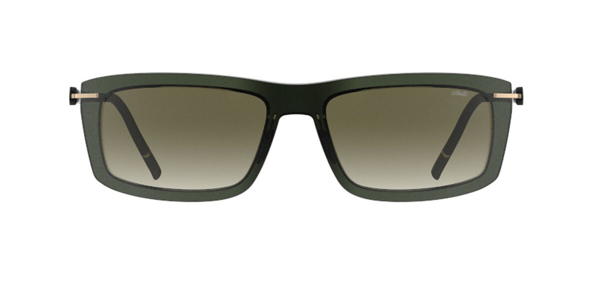 Silhouette Nonza 4091/75 5530, Green frame, Gradient Olive Green lenses