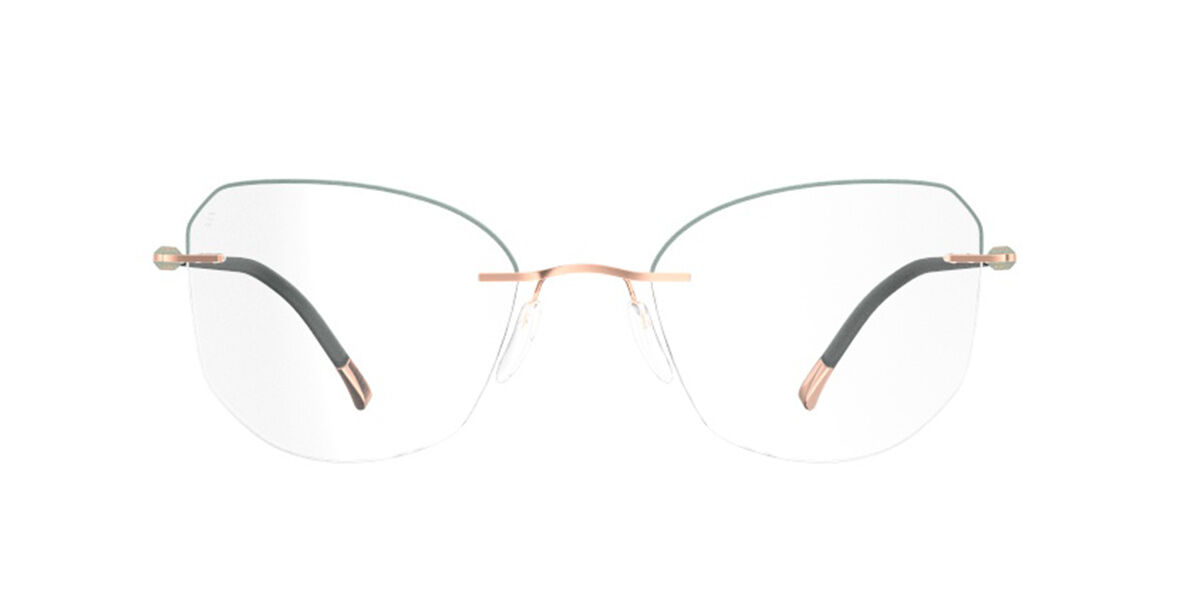 Silhouette Purist Color Groove Demo Rimless 5561/LM 3685, Gold frame