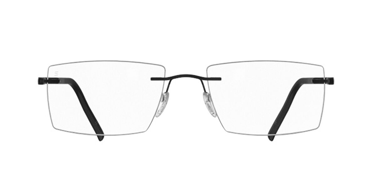 Silhouette The Dawn Demo Rimless 5573/AH 9040, Black frame
