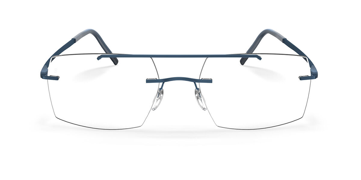 Silhouette The Dawn Demo Rimless 5573/OP 4540, Blue frame